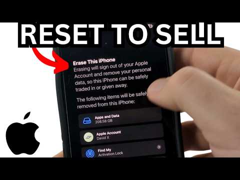 How to Factory Reset iPhone to Sell - Wipe iPhone Before Selling