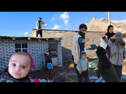The nomadic life of Delbar, Amin and their family after the snowfall