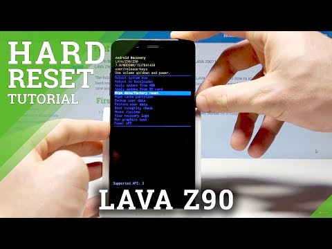 How to Bypass Screen Lock in LAVA Z90 - Hard Reset / Wipe Data / Factory Reset