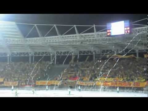 "Salida DEPORTIVO PEREIRA - vs america 1 de octubre 2012" Barra: Lobo Sur &bull; Club: Pereira