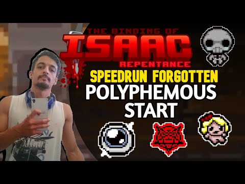 POLYPHEMOUS START - FORGOTTEN SPEEDRUN - The Binding of Isaac: Repentance