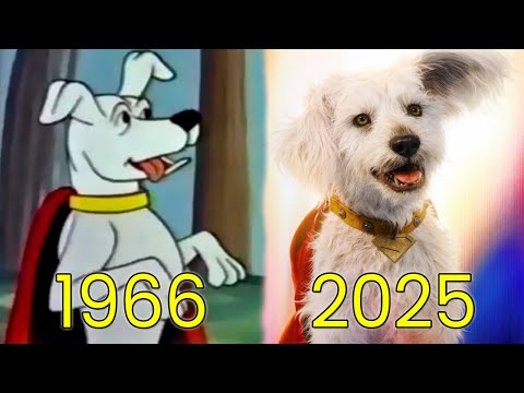 Evolution of Krypto The Superdog in Movies & TV (1966-2025)