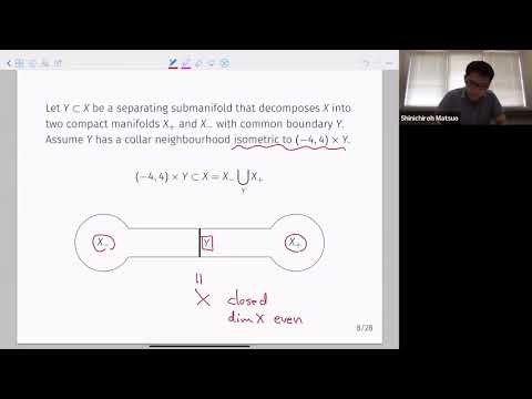 8th PRCM: Shinichiroh Matsuo, The Atiyah-Patodi-Singer index and domain-wall fermion Dirac operators