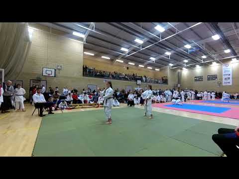 KDF Open 18 03 2018 Danielle Ball and Amy Raven Kata Karate