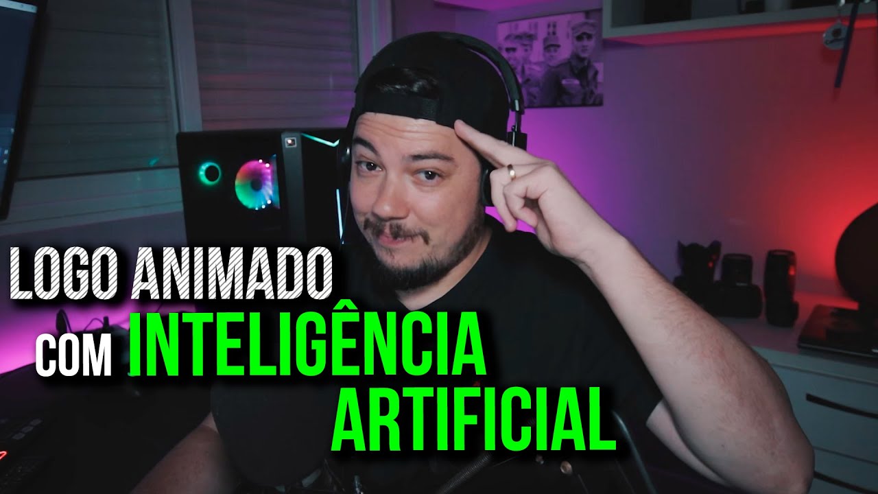 LOGO ANIMADO COM INTELIGÊNCIA ARTIFICIAL E TOTALMENTE GRATUITO.