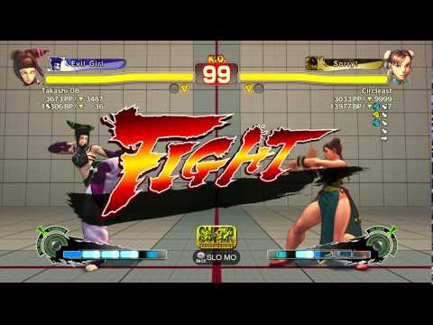 SSFIVAE~ Juri (Takashi 08) vs.  Chun-li (Circleast) HD