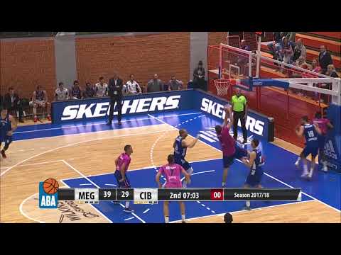SLAM! Čančar dunks in transition (Mega Bemax - Cibona, 1.10.2017)