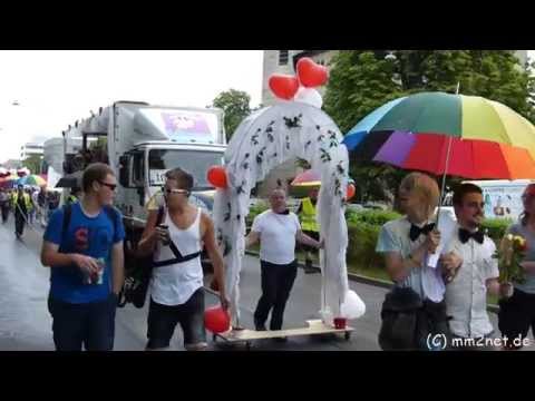 CSD Nürnberg 2015 - Die gesamte Demonstration, kurz nach dem Start [Sa. 08.08.2015]