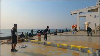 Open Ocean playing cricket engine vs deck on 🚢⚓