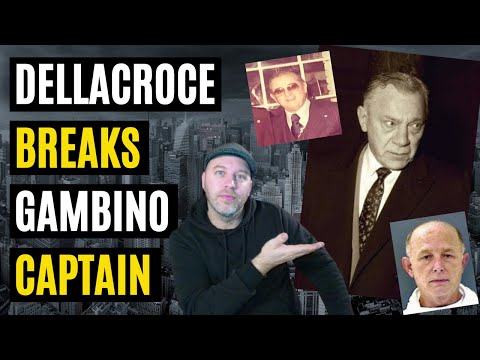 DELLACROCE RECORDED ANGRILY DEMOTING GAMBINO CAPTAIN - FBI TRANSCRIPT DETAILS GOTTI'S MENTOR'S RAGE