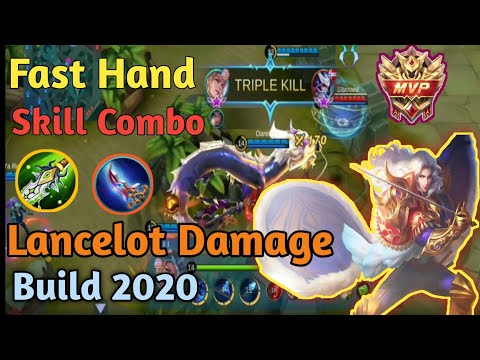 Lancelot Fast Hand skills Combo! Lancelot Damage Build 2020 | Best Build For Lancelot 2020