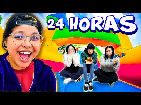 24 HOURS IN A GIANT INFLATABLE 😱😂 | Patho