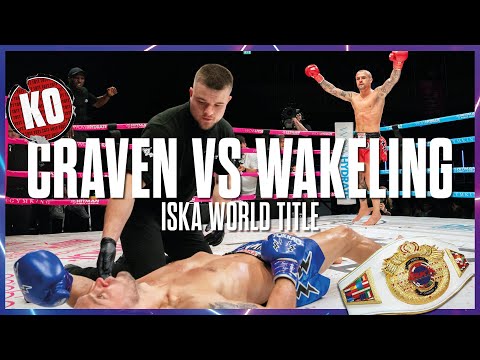 ISKA WORLD TITLE  |  Joe Craven vs Mike Wakeling  |  Hitman Fight League vs Combat Fight Series