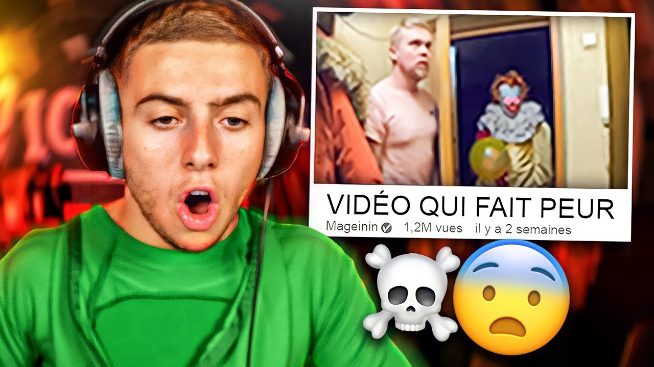 JE RÉAGIS À DES VIDÉOS QUI FONT PEUR (j'ai sursauté omg)