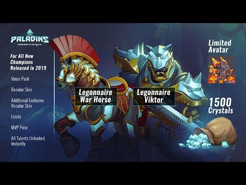 Paladins Patch 2.01 - Viktor New Skin Legionnaire Viktor, Voice | First Look Gameplay