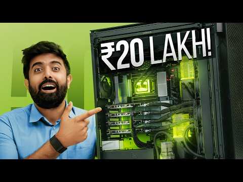 4x RTX 5090 GPUs in ONE Liquid Cooled PC | TheMVP