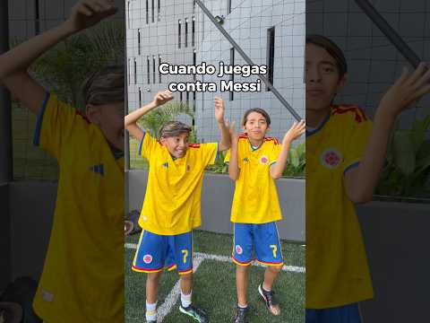 Cuando estás jugando con Messi