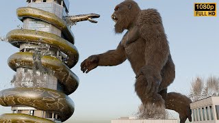 King Kong vs Giant Anaconda – Epic Monster Battle!
