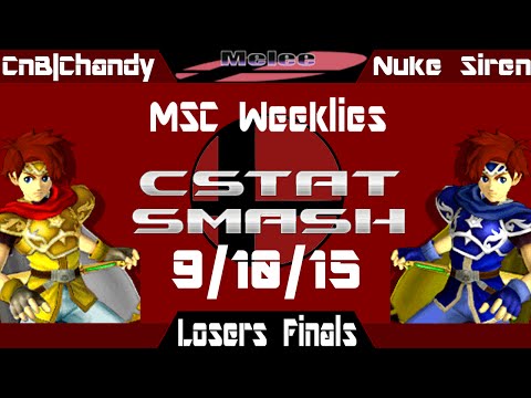 MSC Melee 9-10-15 Singles LF - CnB|Chandy (Roy) vs. Nuke Siren (Blue)