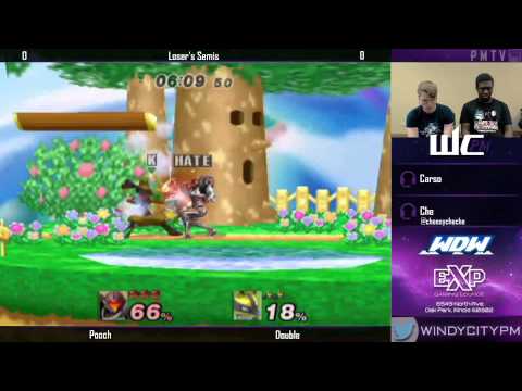 WDW 9/16/15 Pooch (Samus) vs  Double (Lucario) Loser's Semis