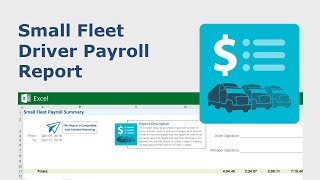 A video showing how Small Fleet Driver Payroll ELD Report works.