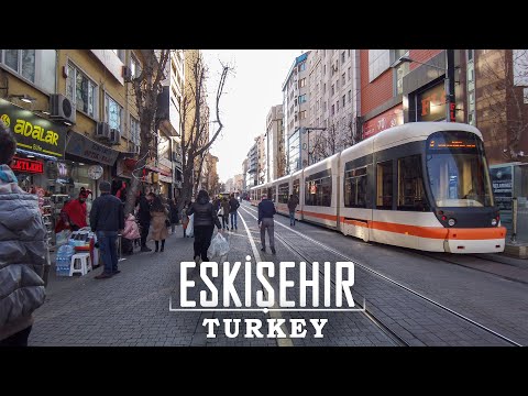 Turkey's Most Beautiful City - Eskişehir Walking Tour in Winter