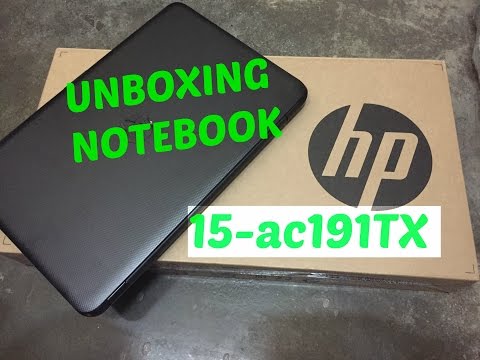 Unboxing HP Notebook 15-ac191TX