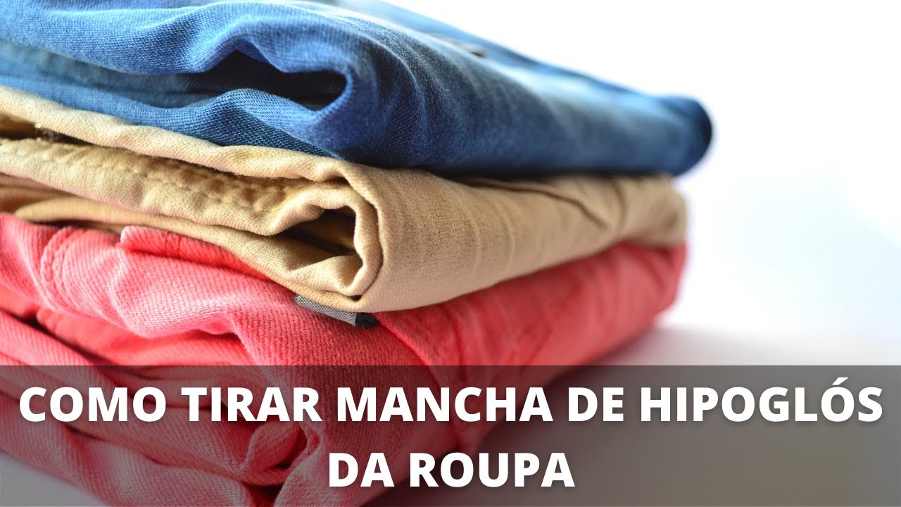 Como tirar mancha de Hipoglós da roupa