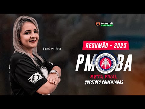 Resumão PM BA 2023 - Reta Final - Questões Comentadas