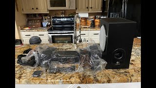 Video thumbnail for Logitech x-530 5.1 Channel surround sound PC computer speaker system by alamo pickers
