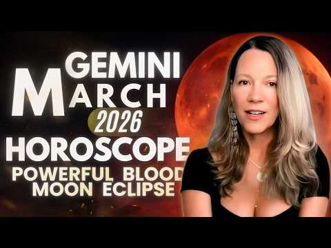 GEMINI Sun Moon Rising MARCH 2026 HOROSCOPE 🔆 Something Changes at Home