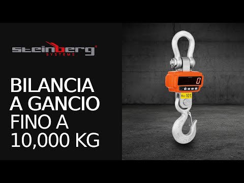 Video - Bilancia a gancio - 10 t / 2 kg - Remote Display