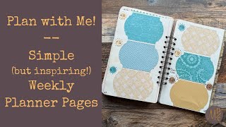 Simple and Creative Planner Layouts for Realistic Junk Journal Planners