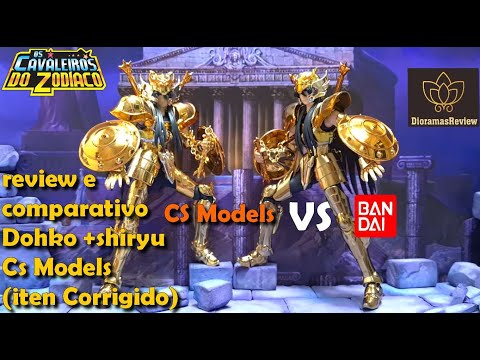 Review of the Cloth Myth Dohko + Shiryu of Libra CS Models (Corrected Version) + comparison with ...