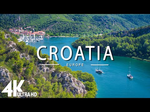 FLYING OVER CROATIA (4K UHD) - Relaxing Music Along With Beautiful Nature Videos - 4K Video Ultra HD
