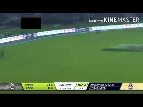 Ben dunk vs quetta gladiators