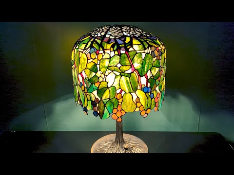 Hand Crafting Beautiful But Delicate Tiffany Lamps
