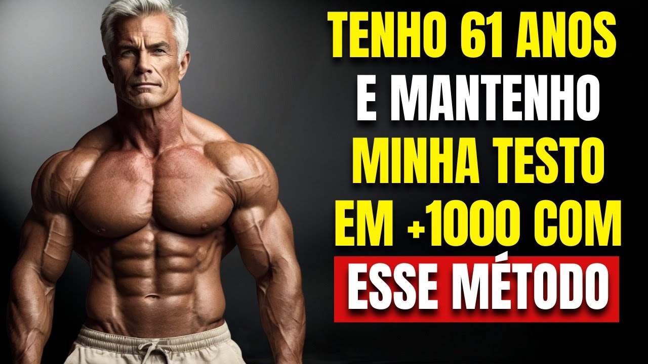 SUA TESTOSTERONA NUNCA VAI CAIR DEPOIS DOS 40 SE VOCÊ FIZER ISSO