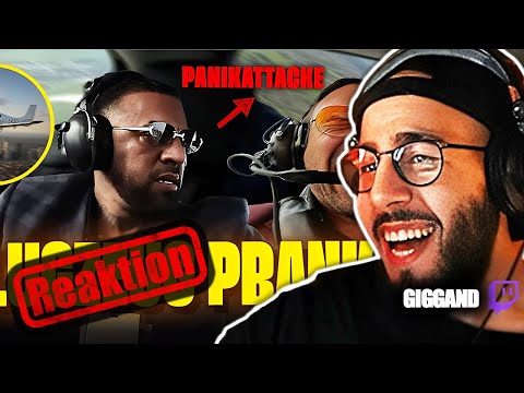 PRANK IM FLUGZEUG 😱 Mo Douzi rastet komplett aus 🥴 | Giggand Reaktion