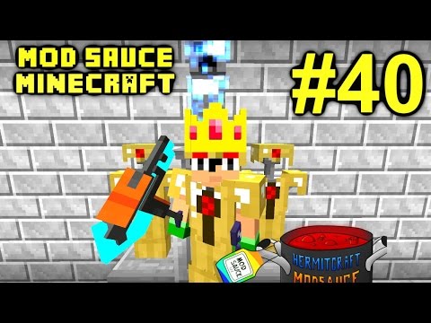 Minecraft Mod Sauce Ep. 40 - Flux Infused Armor !!! ( HermitCraft Modded Minecraft )