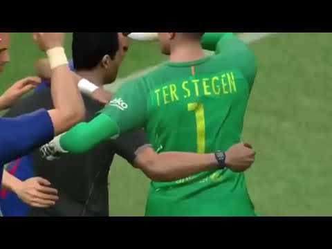 Watch what happen when referee celebrate with Barcelona