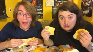 Cheese Taste Test With Cheese Man