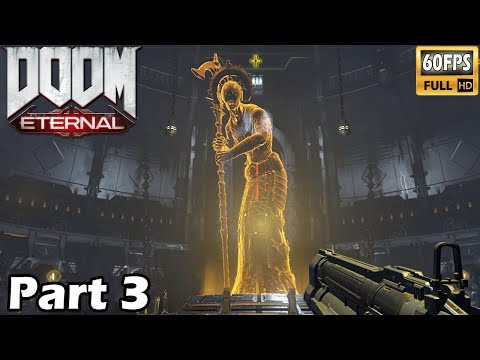 DOOM ETERNAL Walkthrough Gameplay Part 3 - CULTIST BASE (FULL GAME)
