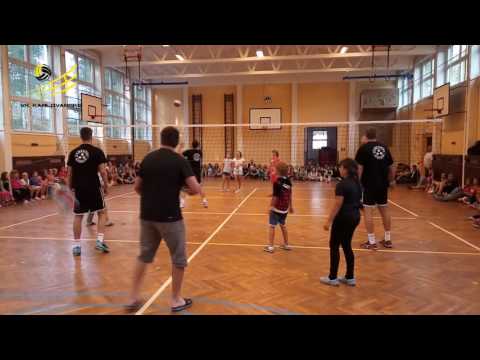 Nábory dětí s hráči A-týmu VK ČEZ Karlovarsko