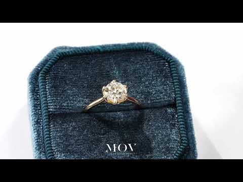 The Violette 1.20ct Diamond Engagement Ring. Made by MOV himself. Hand made engagement ring