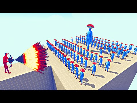 100x MUSHROOM + GIANT vs  EVERY GOD🍄Totally Accurate Battle Simulator TABS