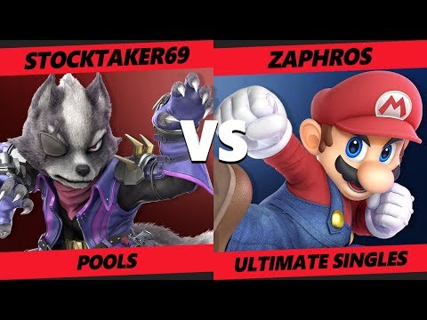 Smash at the Paramount SSBU - Stocktaker69 (Wolf, Palutena) Vs. Zaphros (Mario) Smash Ultimate Pools