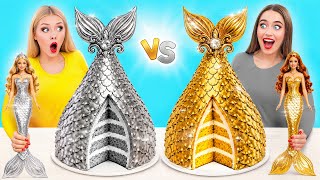 Cake Decorating Challenge Gold vs Silver | Funny Food Hacks by Multi DO Challenge
