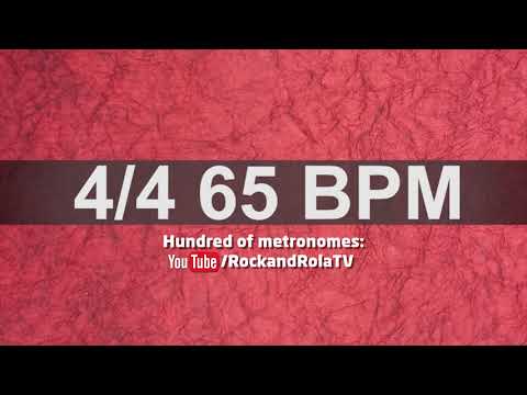 🔴 65 BPM Kick and Hi Hat Metronome