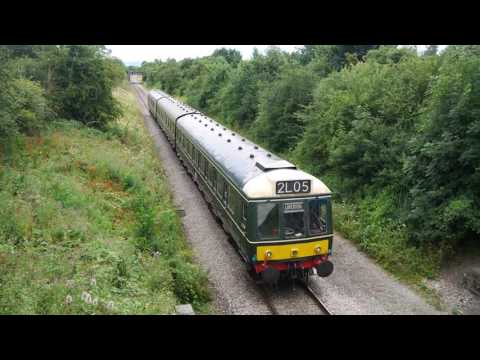GWSR Diesel Gala July 2016 Class 117 Green 3 Car DMU L425 Toddington & Winchcombe